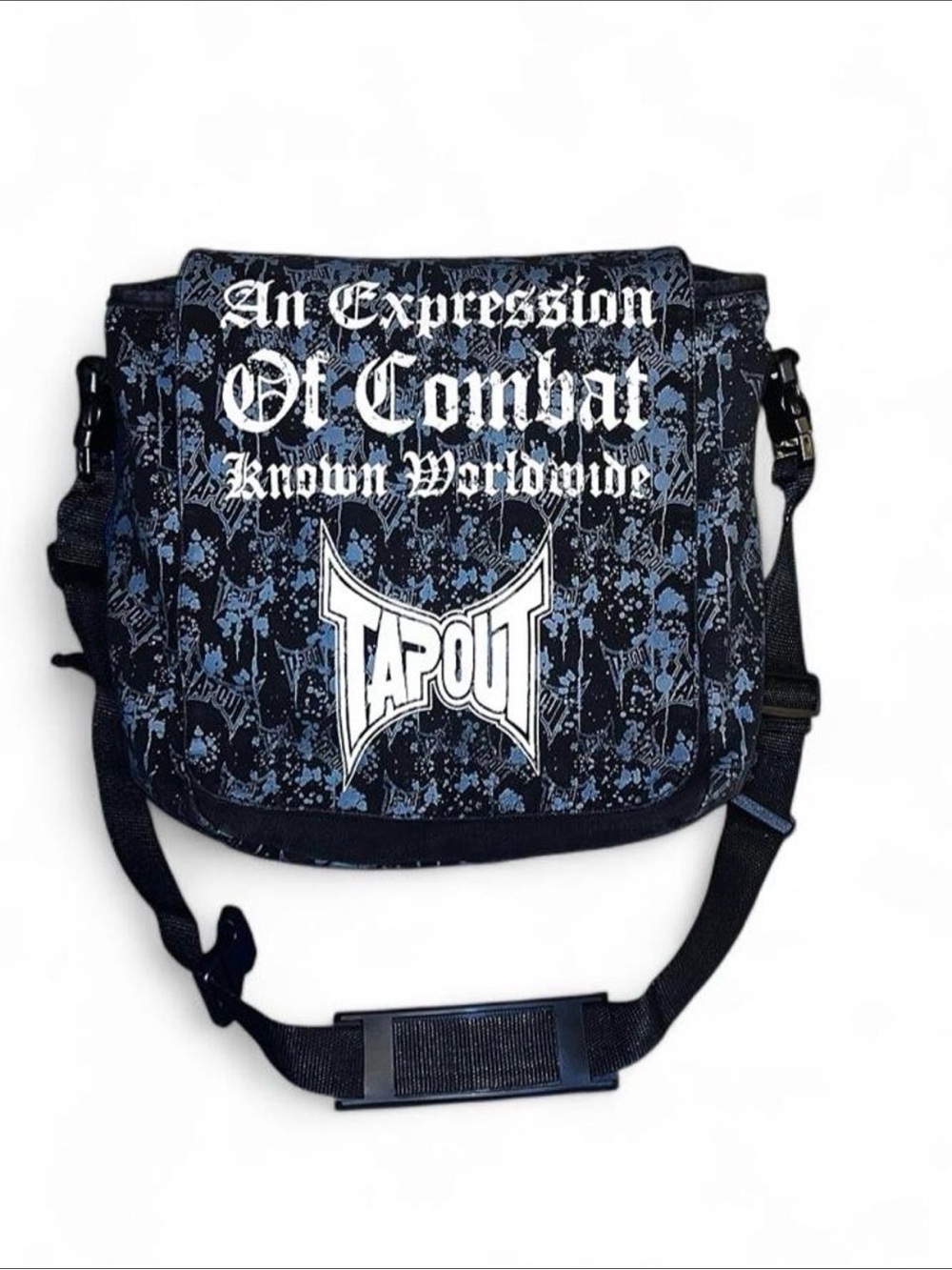 VINTAGE Grail Y2K Tapout Convertible Crossbody Messenger Backpack MMA